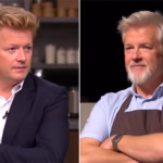 "Immagine di Gordon Ramsay che discute l'importanza della protezione solare dopo l'intervento per rimuovere un tumore cutaneo."