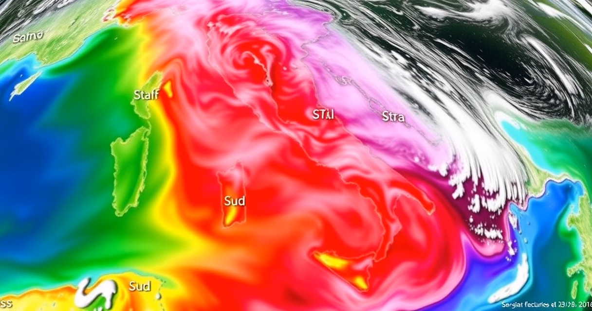 "Condizioni meteo in Italia il 17 agosto: caldo afoso al Sud e frescura a 17 gradi al Nord."