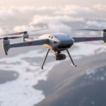 "Immagine di droni e palloni aerostatici a idrogeno utilizzati nella sorveglianza militare innovativa."