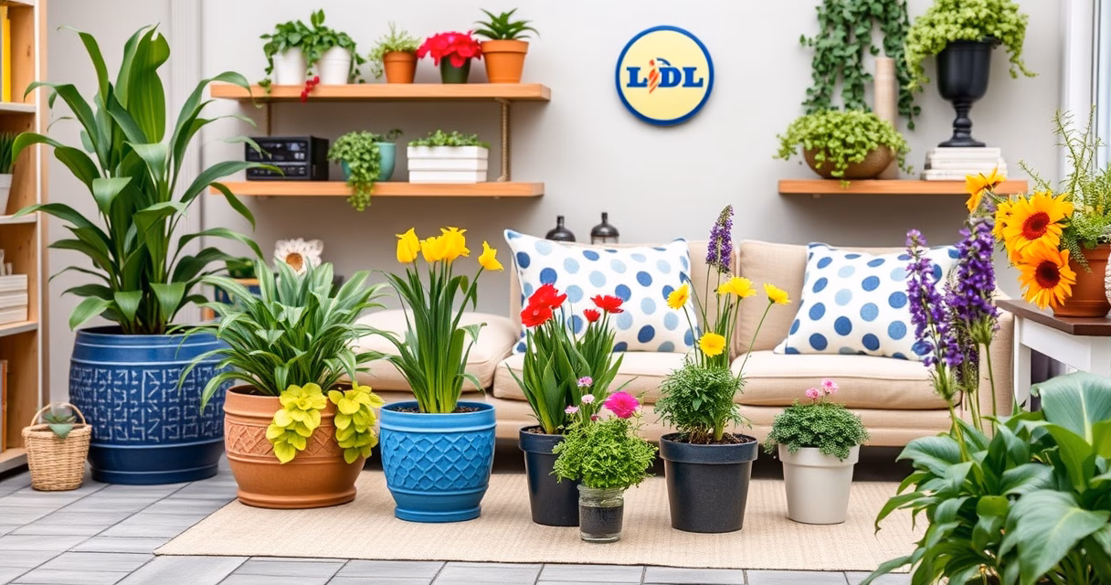 "Scopri le piante ornamentali economiche di Lidl per abbellire gli spazi e migliorare la qualità dell'aria."