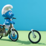"Immagine della Livan Smurf EV, la nuova compatta elettrica economica lanciata nel mercato cinese."