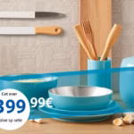 "Set di posate, piatti e ciotole Silvercrest in offerta a 3,99 euro da Lidl"