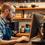 "Computer innovativo realizzato in una caffettiera, con sistema di raffreddamento a base di caffè."