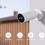 "Smart Outdoor Camera 4 Pro di Xiaomi con tre obiettivi e intelligenza artificiale integrata"
