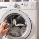 "Guarnizione lavatrice pulita per prevenire germi e cattivi odori"