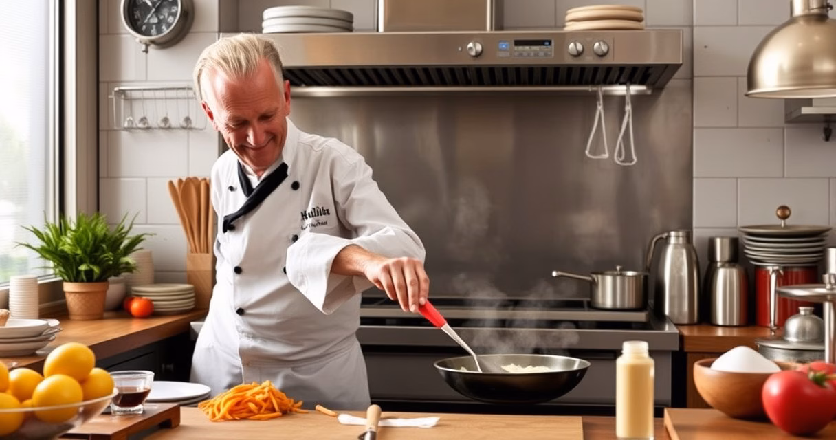 ALT: "Chef consiglia di smaltire i piatti usa e getta per garantire la sicurezza alimentare"